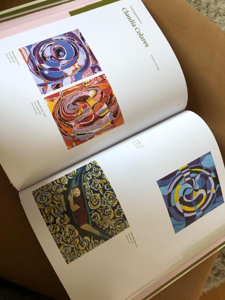 Sinhá Jacinta publicada em livro sobre artistas contemporâneos