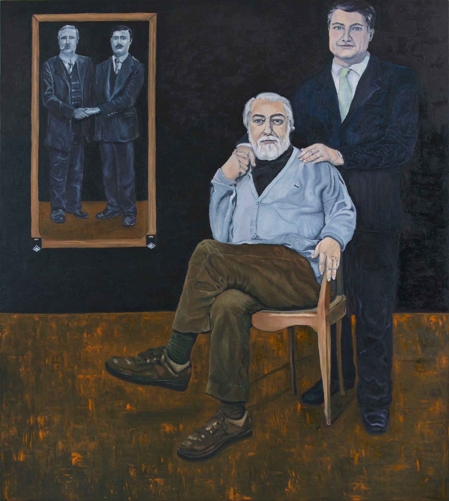 Guardate — retrato de Pedro Mastrobuono, óleo sobre tela