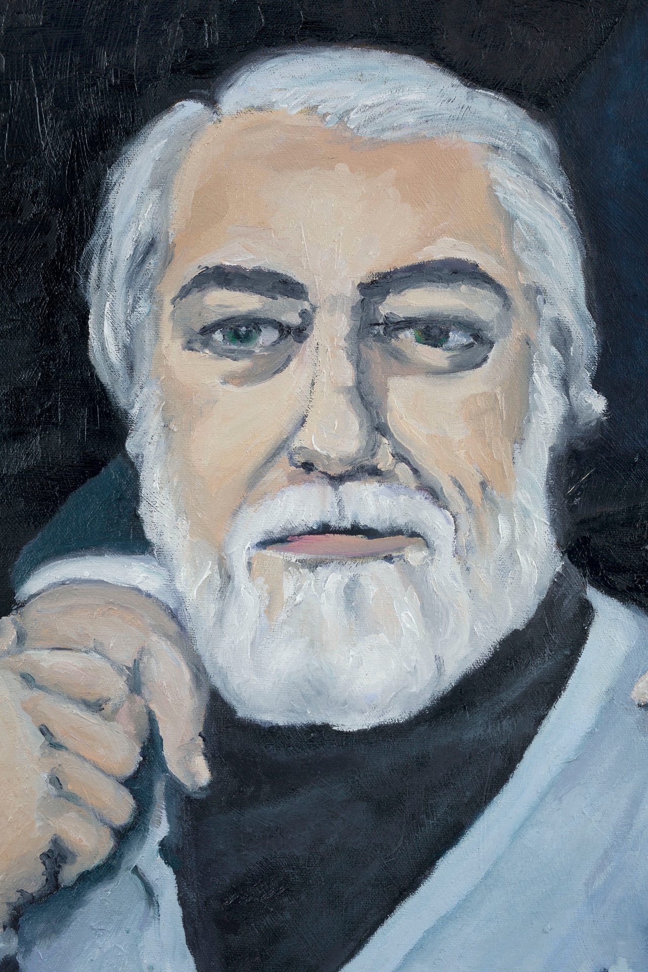 Coleção Mastrobuono — retrato do patriarca, detalhe