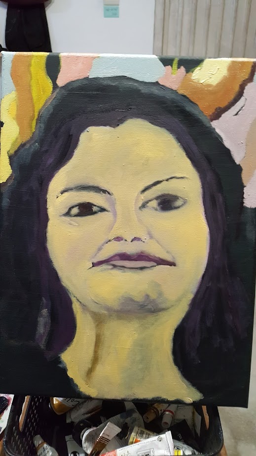 Seven Secrets Shaded — autorretrato em amarelos, 2015